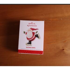 Hallmark Keepsake Skating Santa Ornament 2013 Limited Edition